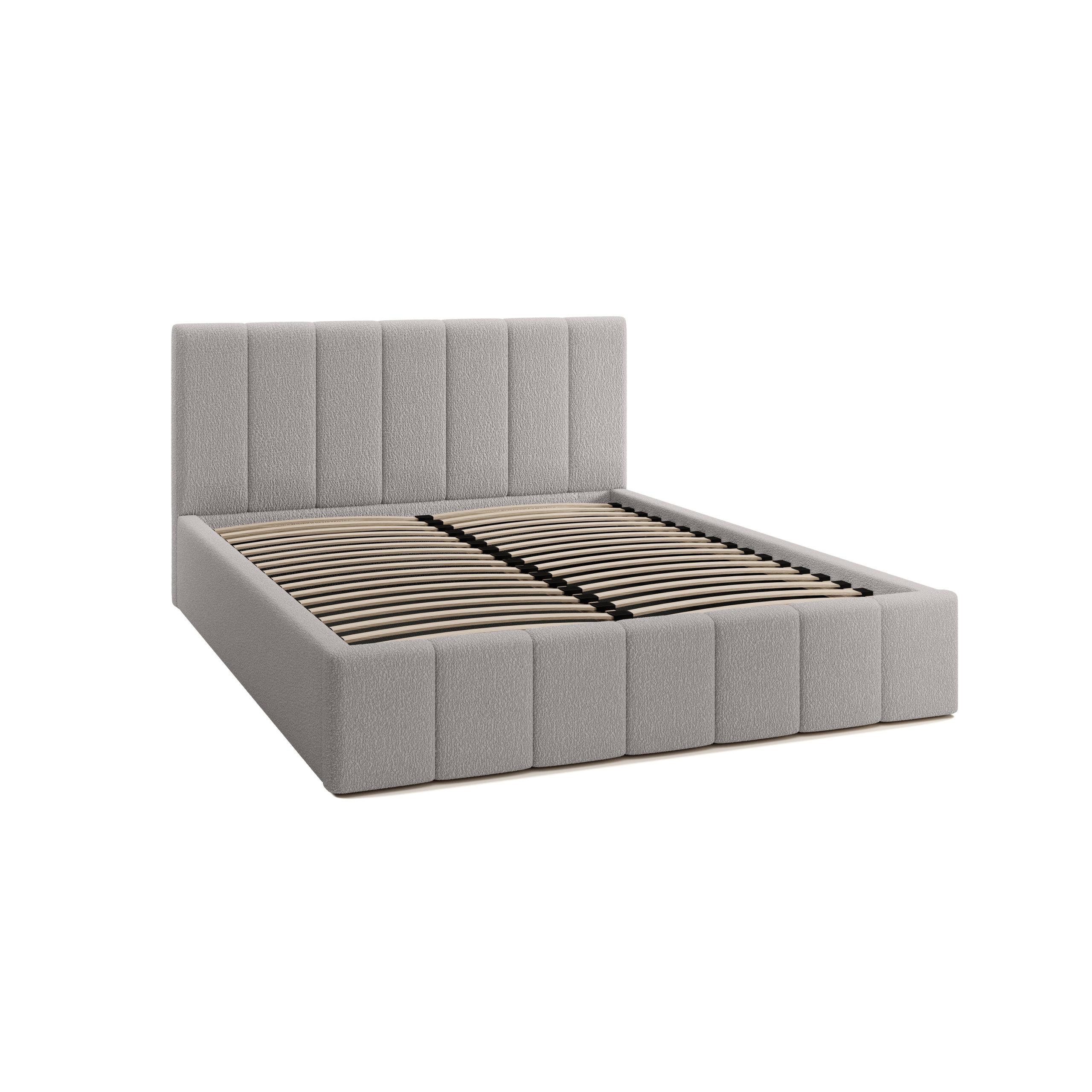 POLSTERBETT Doppelbett Handorf 200x200 cm Hellgrau - Hellgrau, Textil (200/200cm) - Fedve