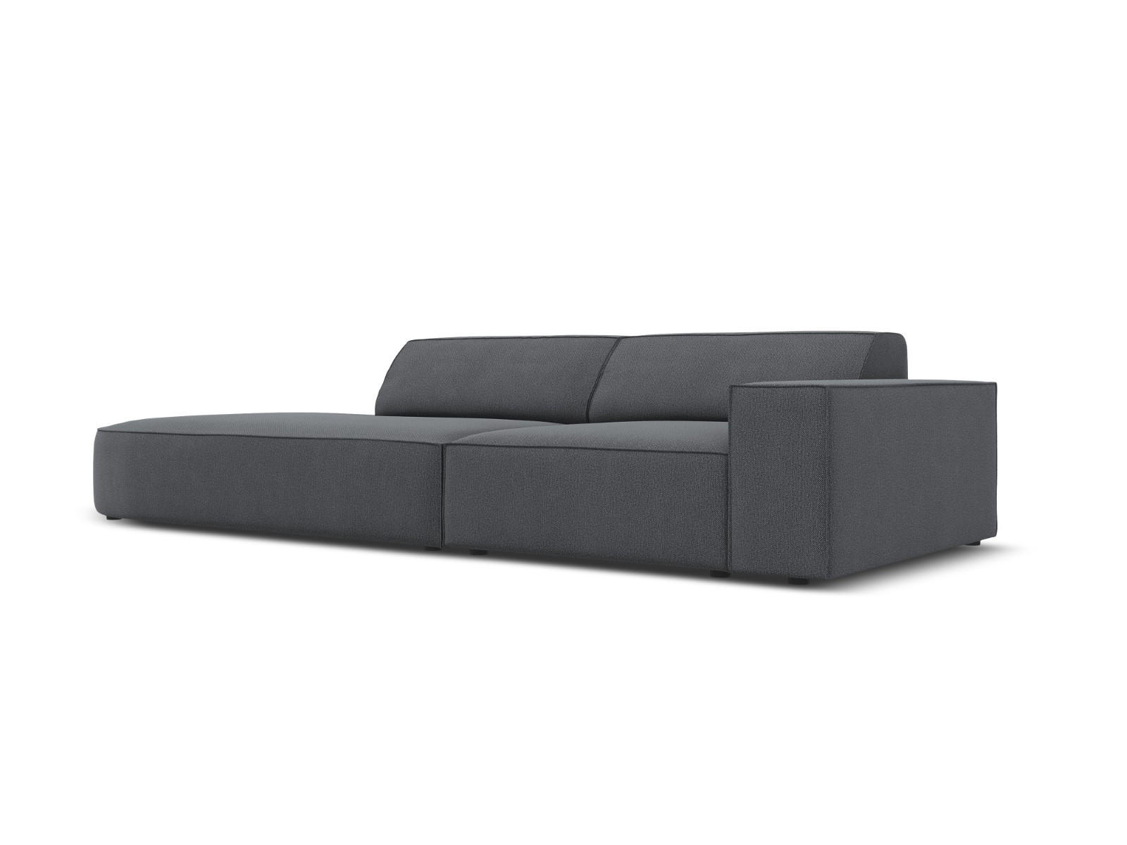 Thumbnail - Micadoni Linkes-Sofa, Dunkelgrau, Textil, 3-Sitzer, 102x70x262 cm, Hergestellt in Europa, Wohnzimmer, Sofas & Couches, S...