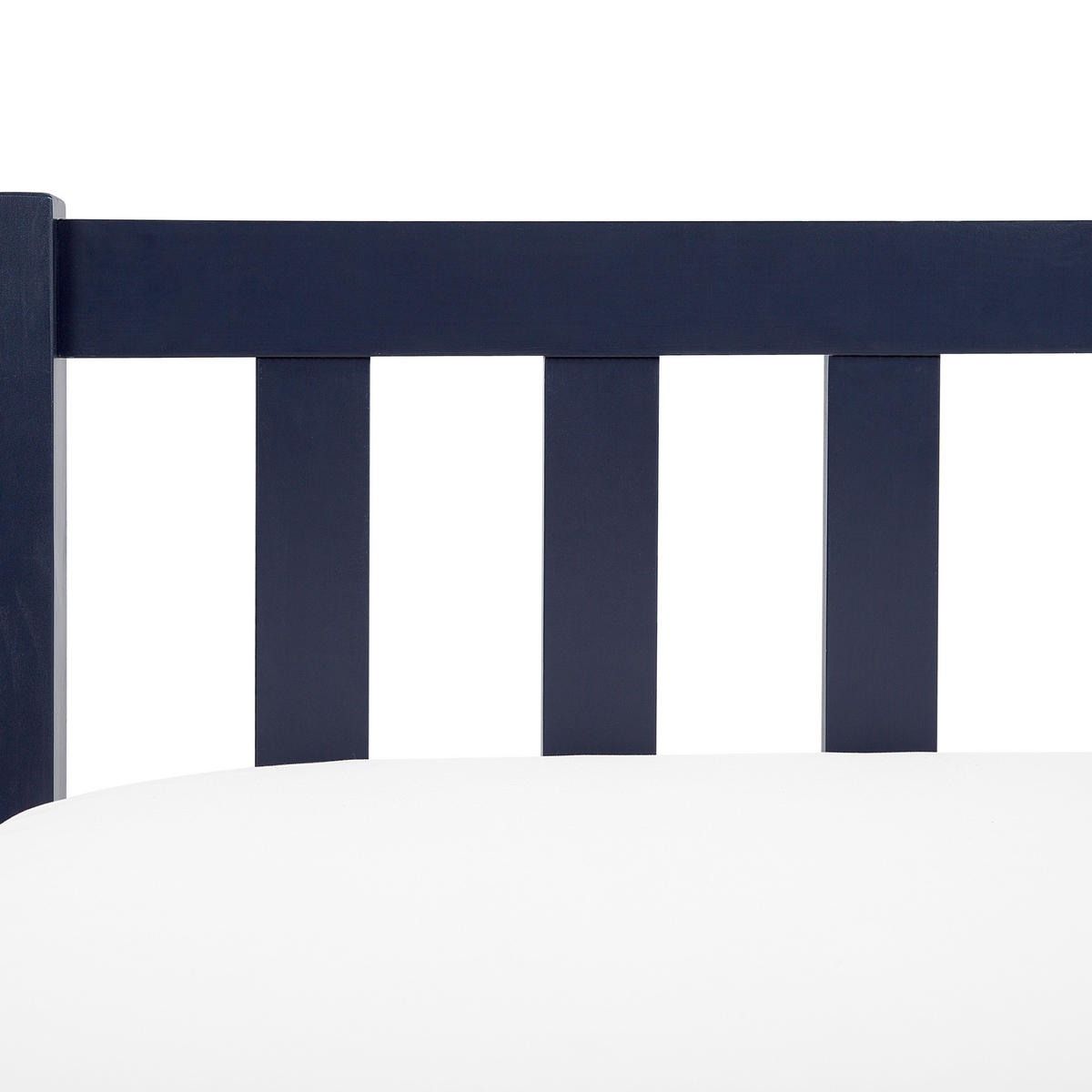 HOLZBETT 140/200cm Marineblau Florac - Blau, Holz (140/200cm) - Beliani