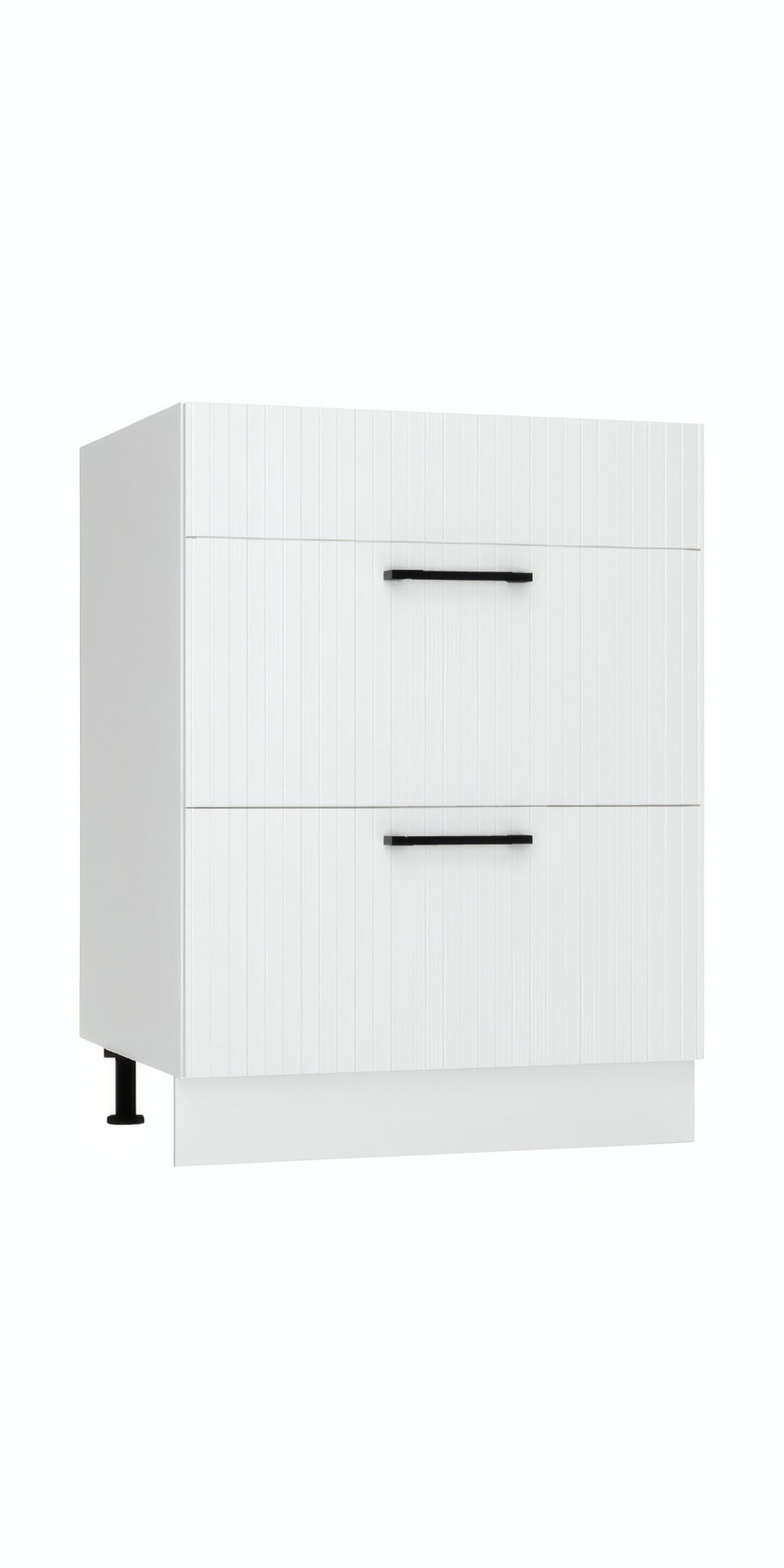 UNTERSCHRANK D60PC S/2 - KENDRO - Praktisch und organisiert für Ihre Küche - Weiß, Holz (60/82/52.4cm) - ROYAL24_MARKT