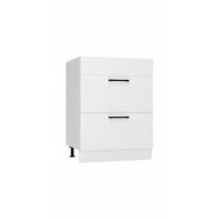 UNTERSCHRANK D60PC S/2 - KENDRO - Praktisch und organisiert für Ihre Küche - Weiß, Holz (60/82/52.4cm) - ROYAL24_MARKT