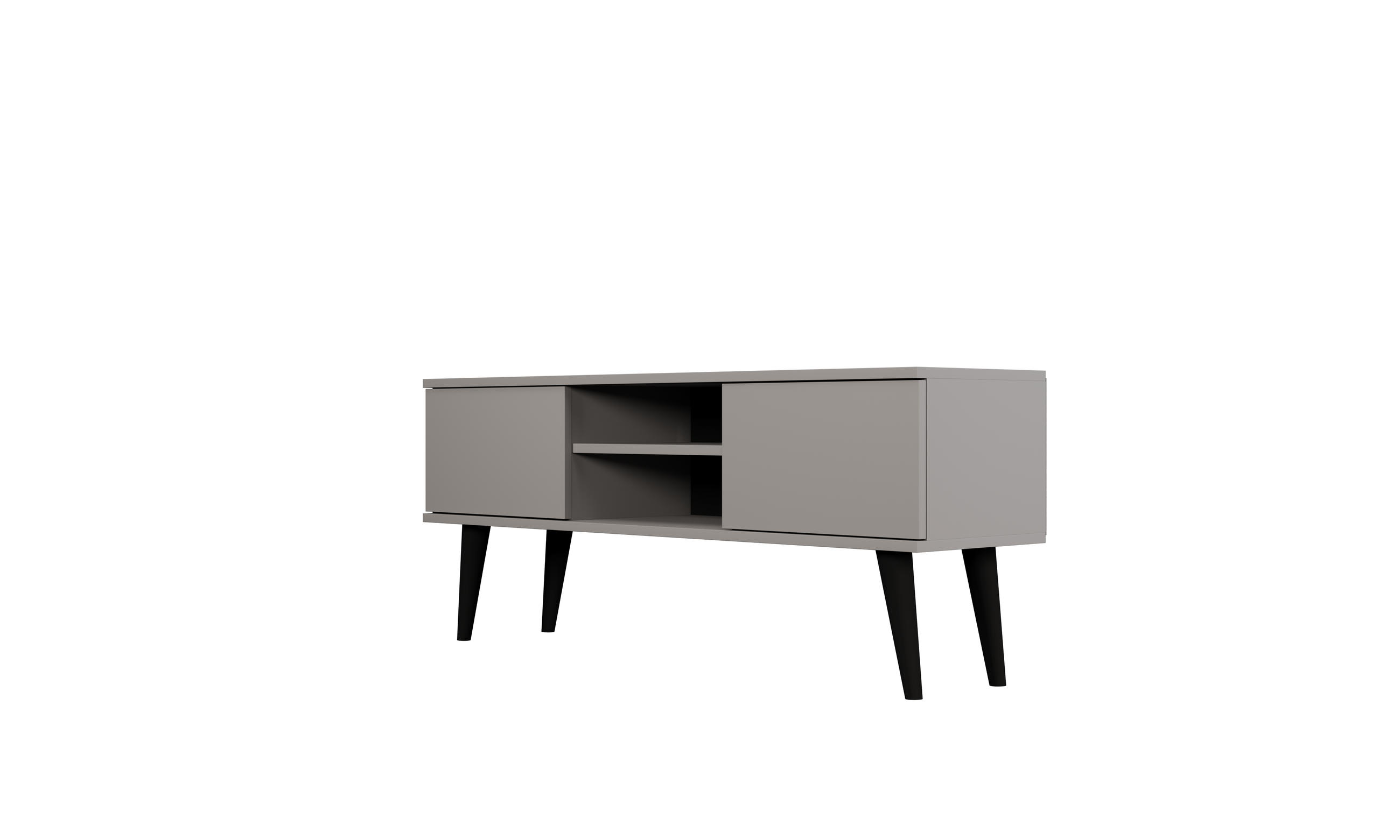 RAUMHIRSCH FURNITURE NÍZKÁ SKŘÍŇKA Toronto šedá 35/55,2/120 cm