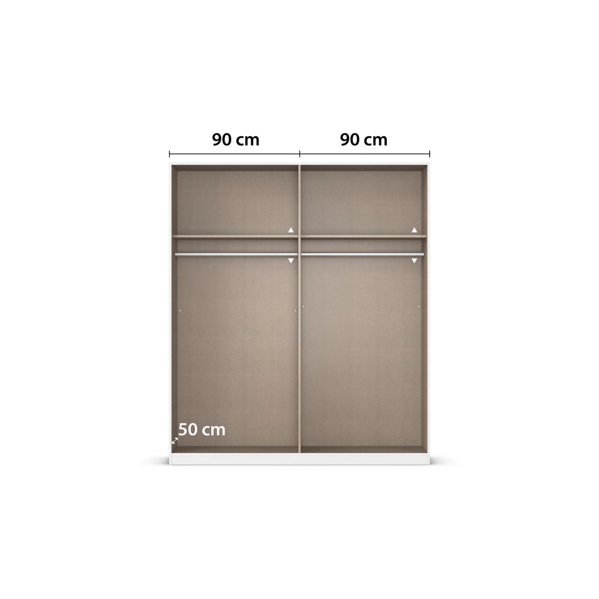 JUGENDZIMMER Frieda in Beige 5-teilig mit 4 türigem Kleiderschrank ohne Schubkästen, 140er Jugendbett, Nachttisch, Schreibtisch mit Container - Beige, Holzwerkstoff (80/200/120cm)