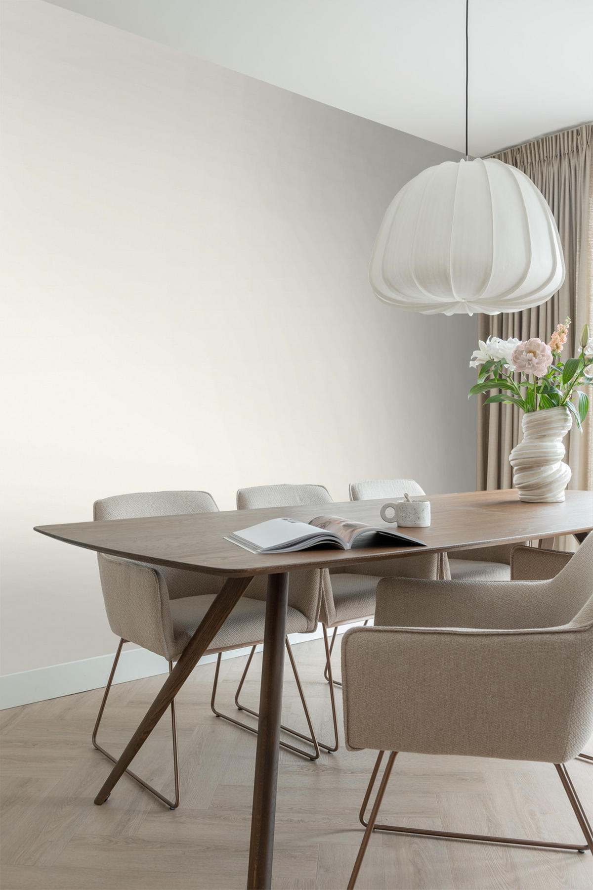 TAPETE Leinen-Optik 53 cm x 10.05 m - Beige, Papier (53/1000cm) - ESTAhome