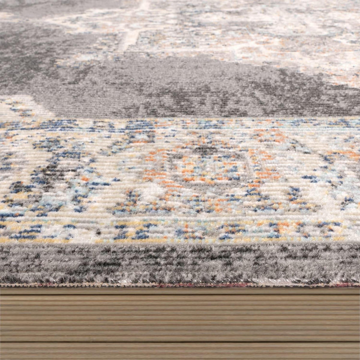 OUTDOOR-TEPPICH TORRES 275 GRAU 60X100 - Grau, Textil (60/100cm) - Paco Home
