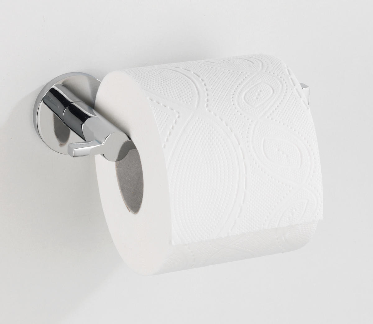 TOILETTENPAPIERHALTER UV-Loc Isera 7,5/15,5/5 cm - Silberfarben, Metall (15.5/5/7.5cm) - Wenko