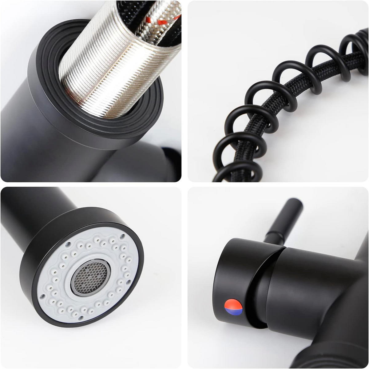 WASCHTISCHARMATUR Seviand 4.9/46.9/25.1 cm - Schwarz, Metall (4.9/46.9/25.1cm) - ZMH