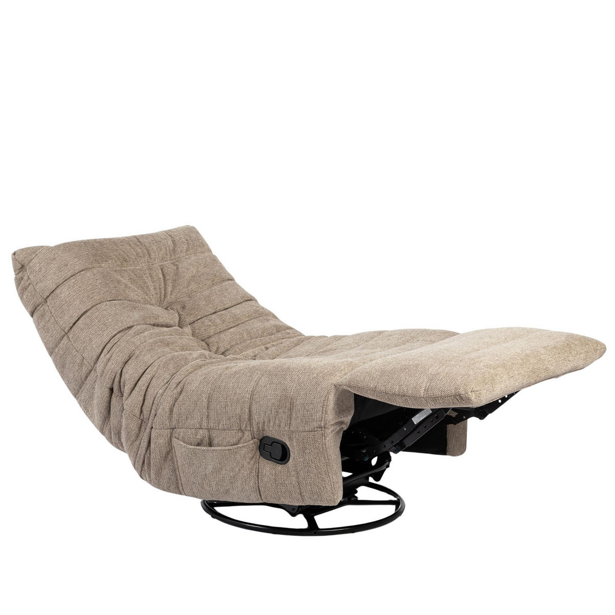 SESSEL Taupe 150/78/90 cm - Taupe, Textil (78/90/150cm) - Starfurn