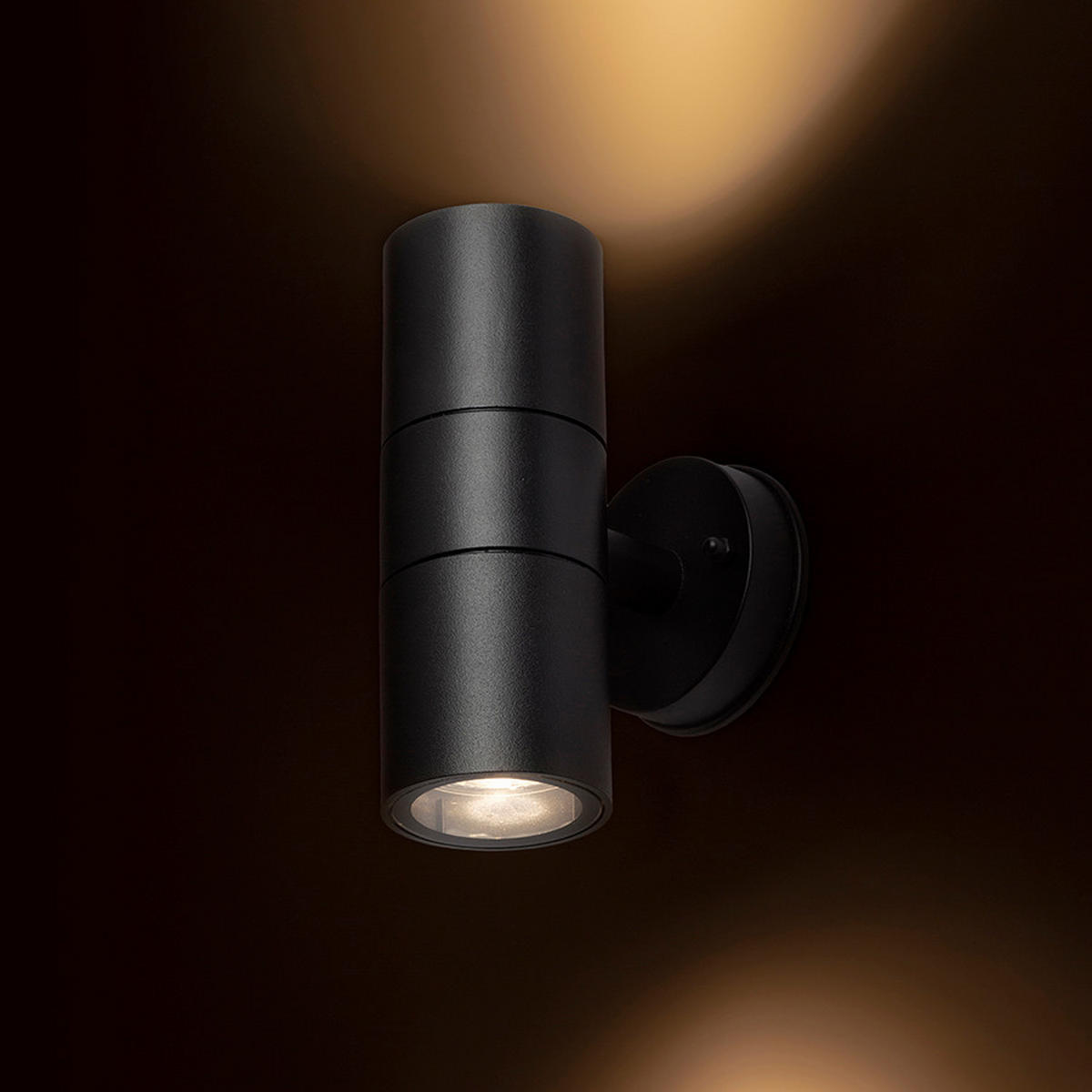 AUSSENLEUCHTE SORANO II Schwarz 16 W IP44 - Schwarz, Metall (15/15/30cm) - Rendl