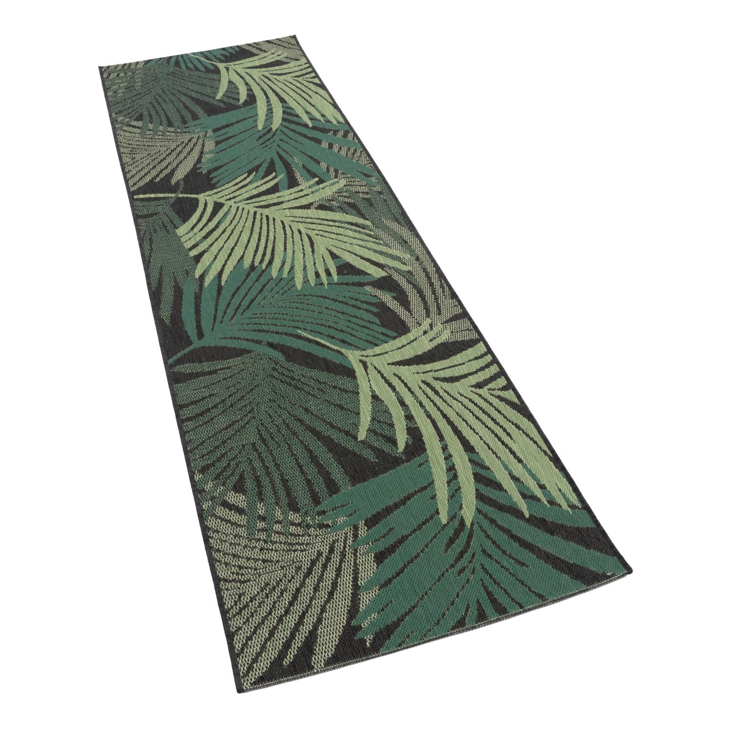 Paco Home Outdoorteppich Schwarz 80x250 cm