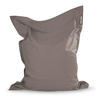 SITZSACK XL "Square" 120x160cm - 270 L - Taupe, Textil (120/25/160cm) - Green Bean