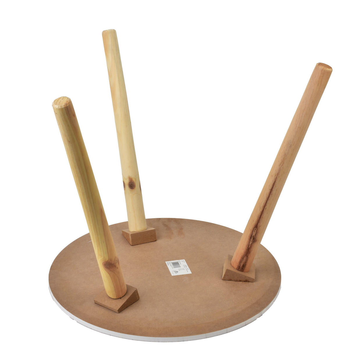 TISCH Lammy Beige 40/40/38 cm Holz - Beige, Holz (40/40/38cm) - Mondex
