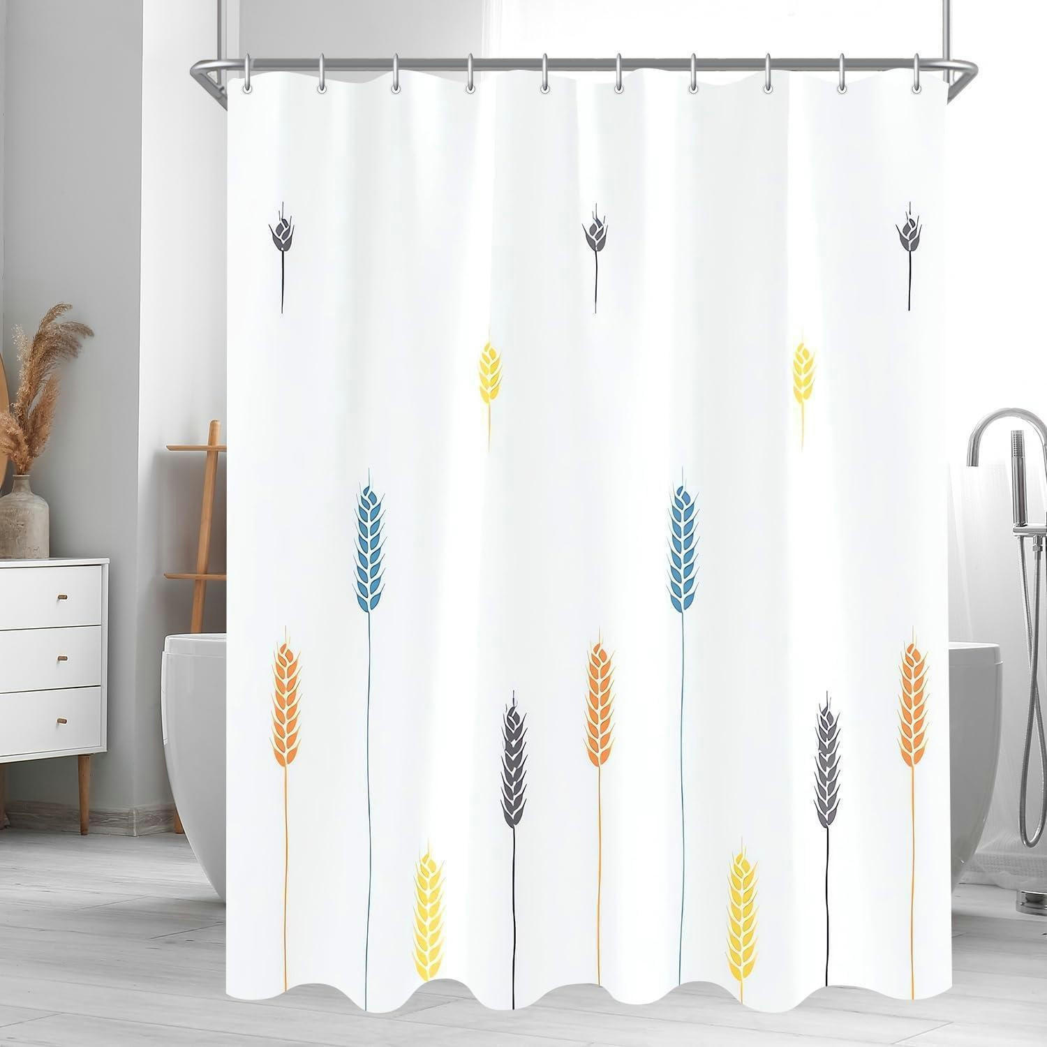 DUSCHVORHANG Bunte Weizenohren 240 x 200 cm - Multicolor, Textil (240/200cm)