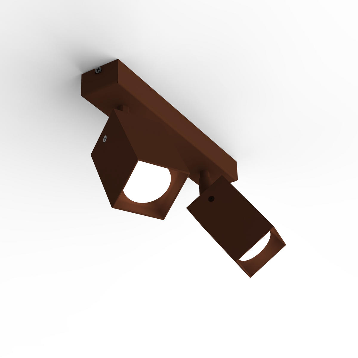 DECKENLEUCHTE - Dunkelbraun, Metall (6/27/18cm) - Lumicom