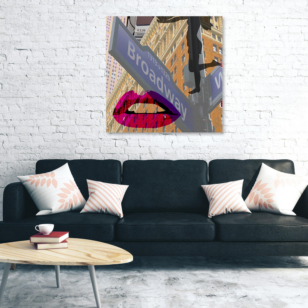 WANDBILD abstrakte kunst farbe - Multicolor, Textil (30/30cm) - Feeby