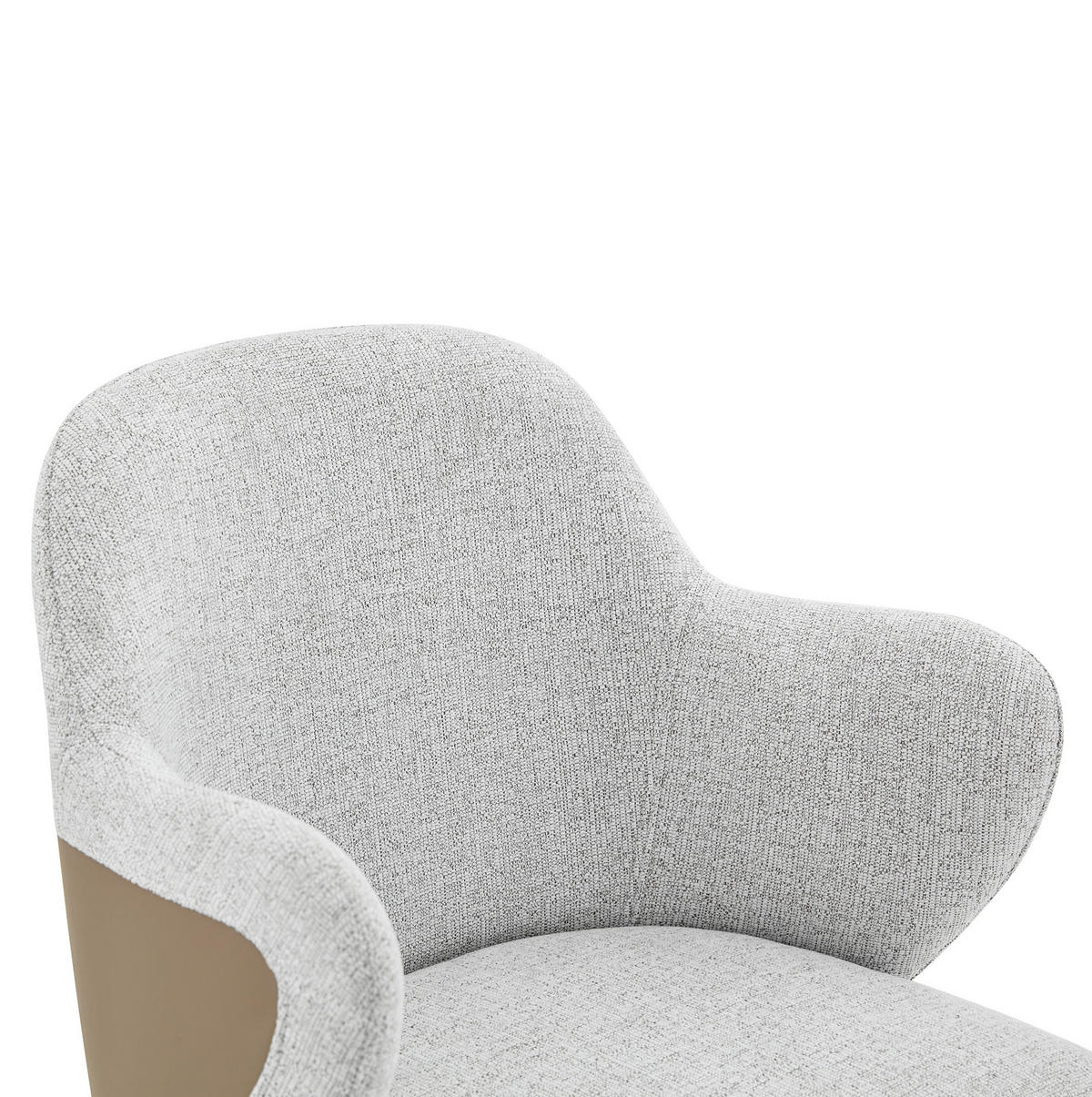 BARHOCKER-SET 2-teilig höhenverstellbar mit 360°-Drehfunktion und Armlehnen - Grau, Textil (37.6/118/45cm) - MIVRAY