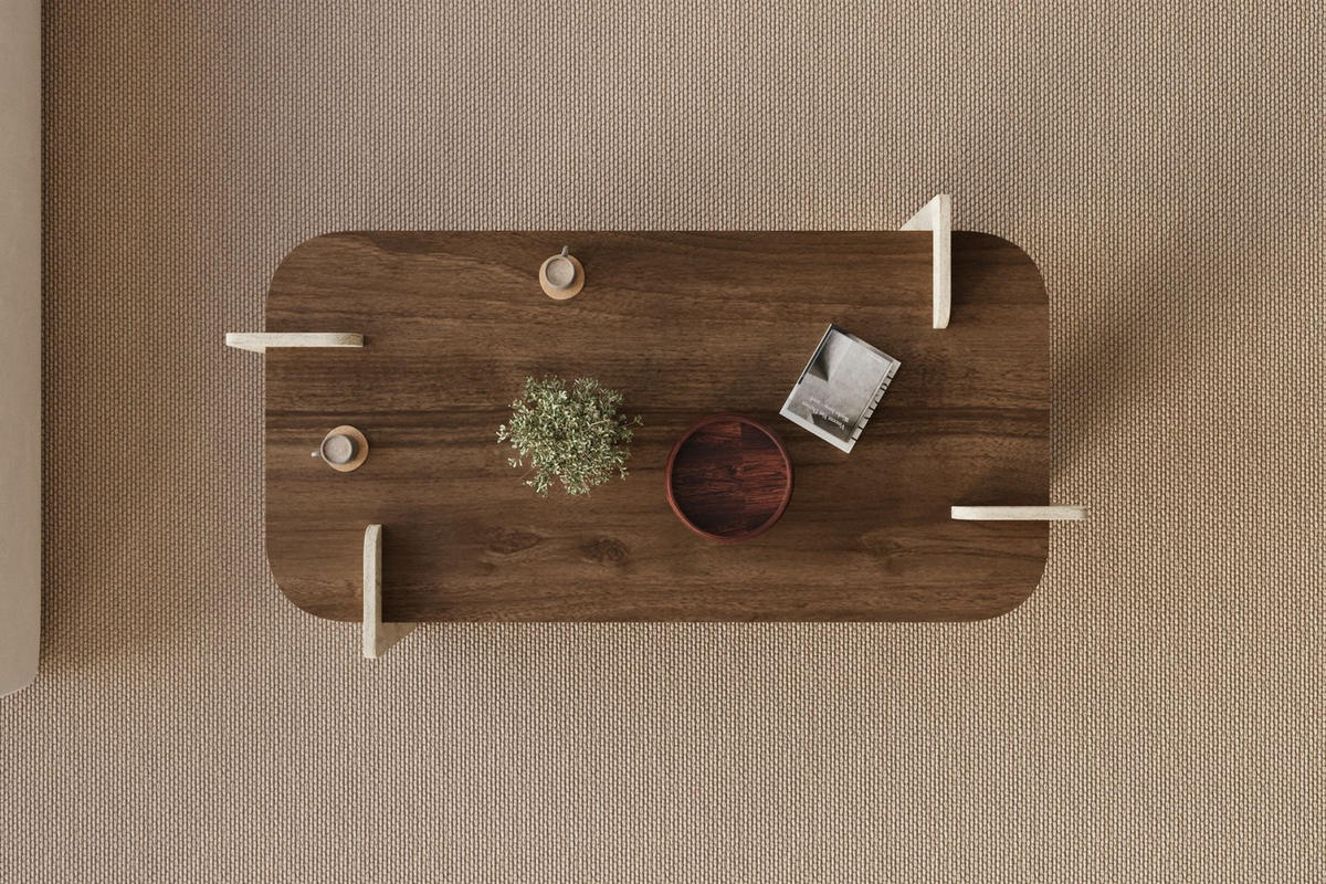COUCHTISCH Leapiri Braun - Braun, Holz (60/120/35cm) - Habitat Garten