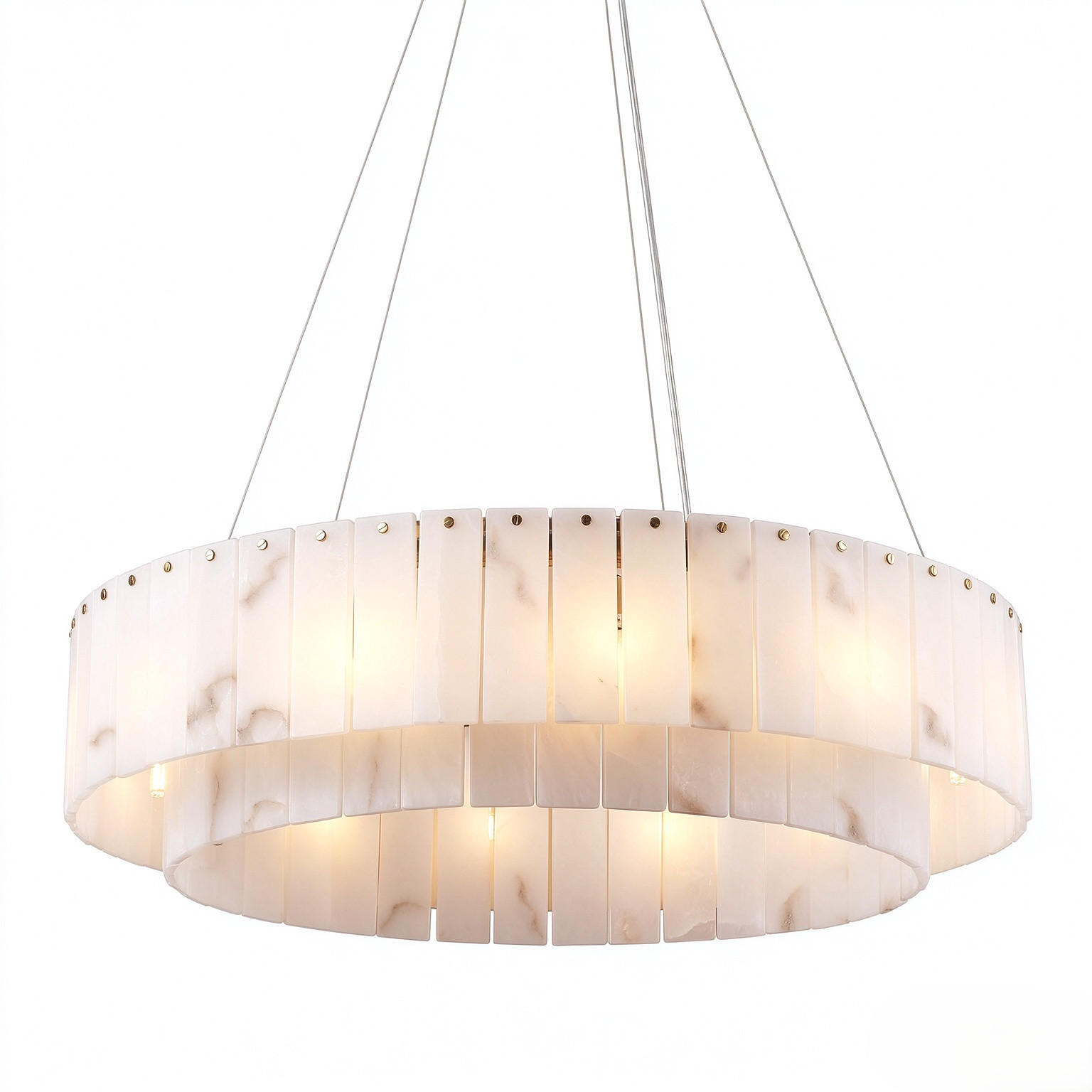 Surtime Kronleuchter Weiß 84.5x21x84.5 cm
