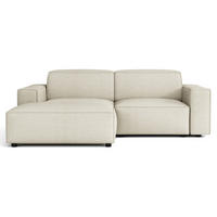 ROHOVÁ POHOVKA Sellmo 210 cm - černá/krémová, textil/plast (210/166cm) - Selsey