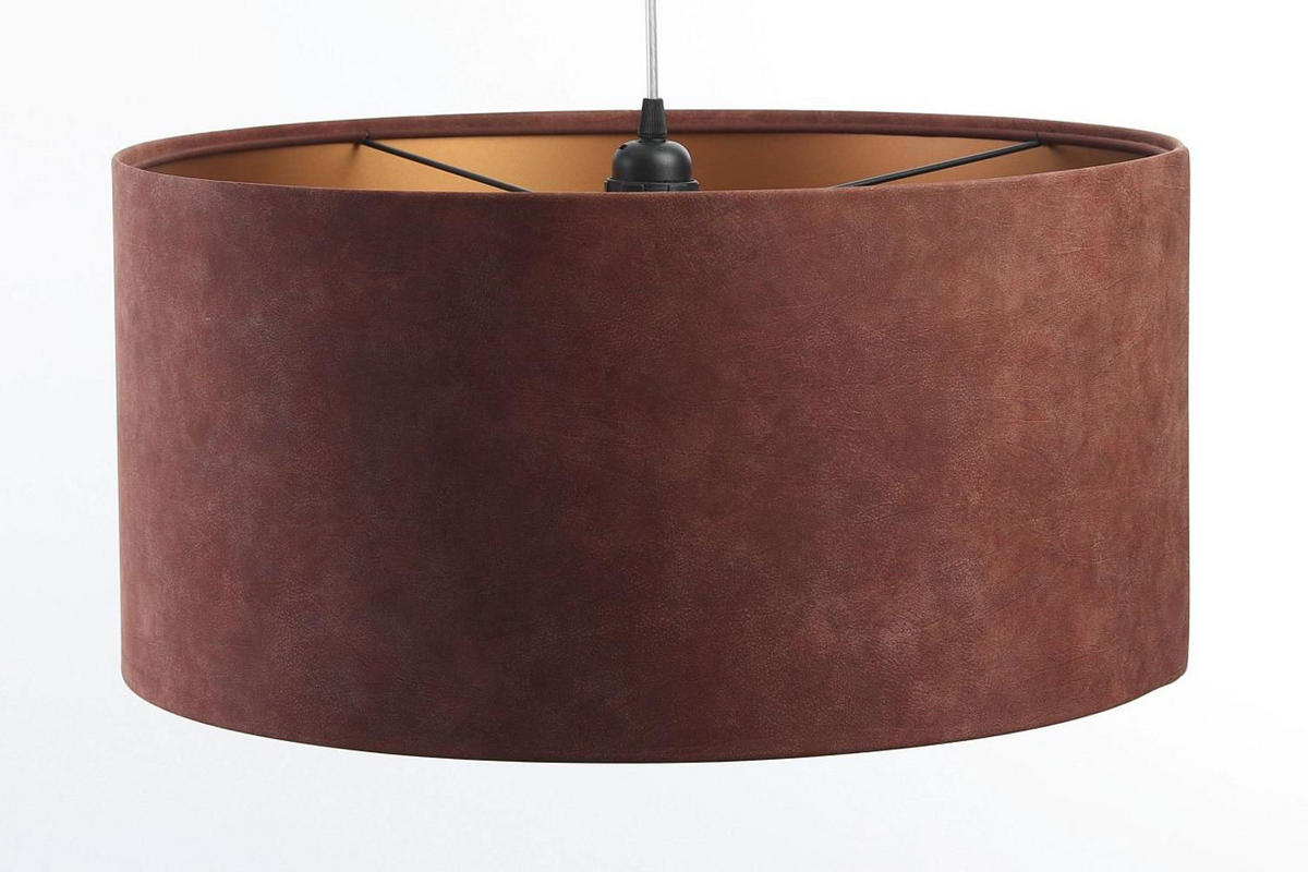 HÄNGELEUCHTE Gold 50/25 cm - Goldfarben/Braun, Kunststoff (50/0.8/25cm) - ONZENO