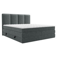 BOXSPRINGBETT Point - Blaugrau, Holz/Holzwerkstoff (140/200cm) - MIRJAN24