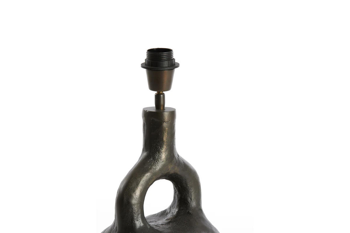 TISCHLEUCHTE IMOLA 19x17x30 cm, Metall, Anthrazit - Anthrazit, Metall (19/17/30cm) - Light & Living