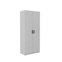 DREHTÜRENSCHRANK MALTESA 79,9/190,1/43,6cm 2-türig Grau - Grau, Holzwerkstoff (79.9/190.1/43.6cm) - MASSENO