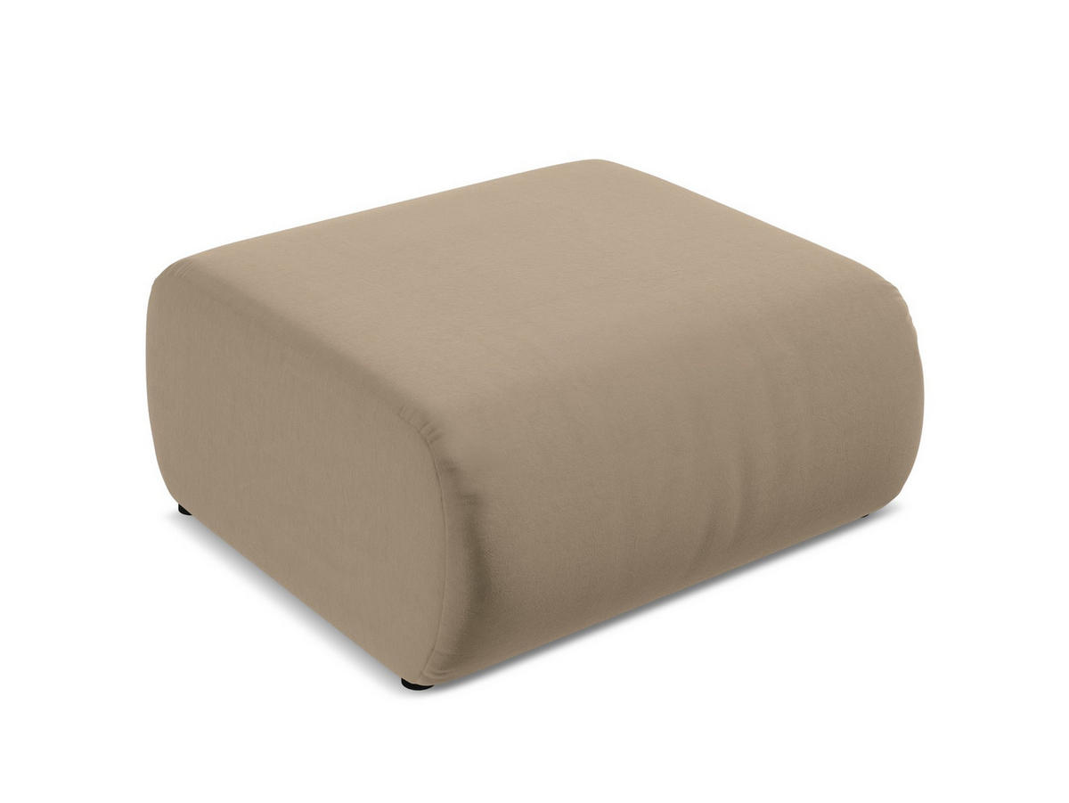 3-SITZER SOFA Samt Stoff Grau - Dunkelgrau/Schwarz, Kunststoff/Textil (210/74/105cm) - Makamii