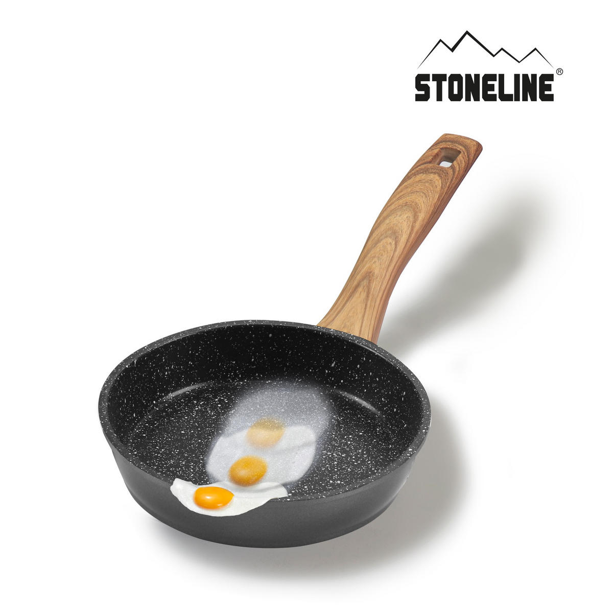 BRATPFANNE - Grau, Metall (14cm) - Stoneline