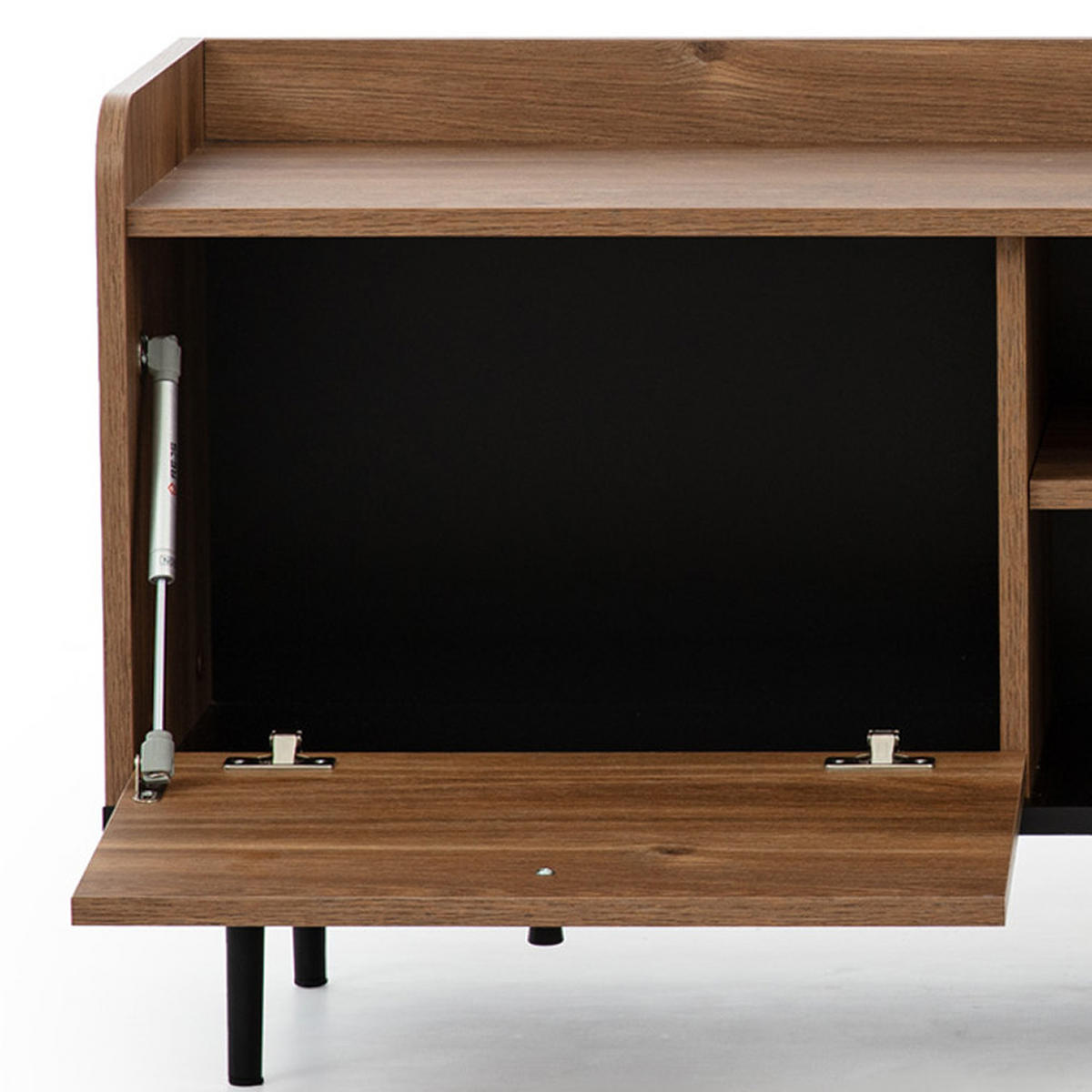 WOHNZIMMER-SET 3-TLG. Varedo-132 - Braun, Holzwerkstoff (255/180/40cm) - Lomado