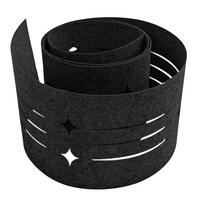 SICHTSCHUTZSTREIFEN Design Vlies Dekor Starline Einzelstreifen Hellgrau 2,55m - Hellgrau, Kunststoff (260/19cm) - ZAUN|ZU