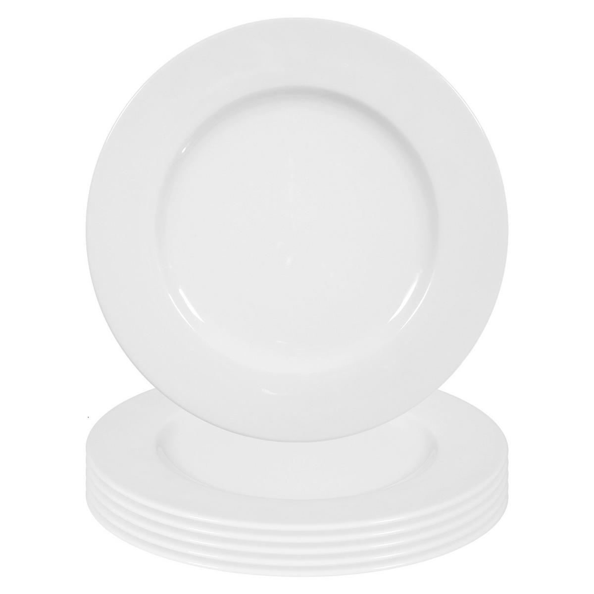 SPEISETELLER Rondo/Liane weiß ø 27,1 cm 6er Set - Weiß, Keramik (27.1cm) - Seltmann Weiden