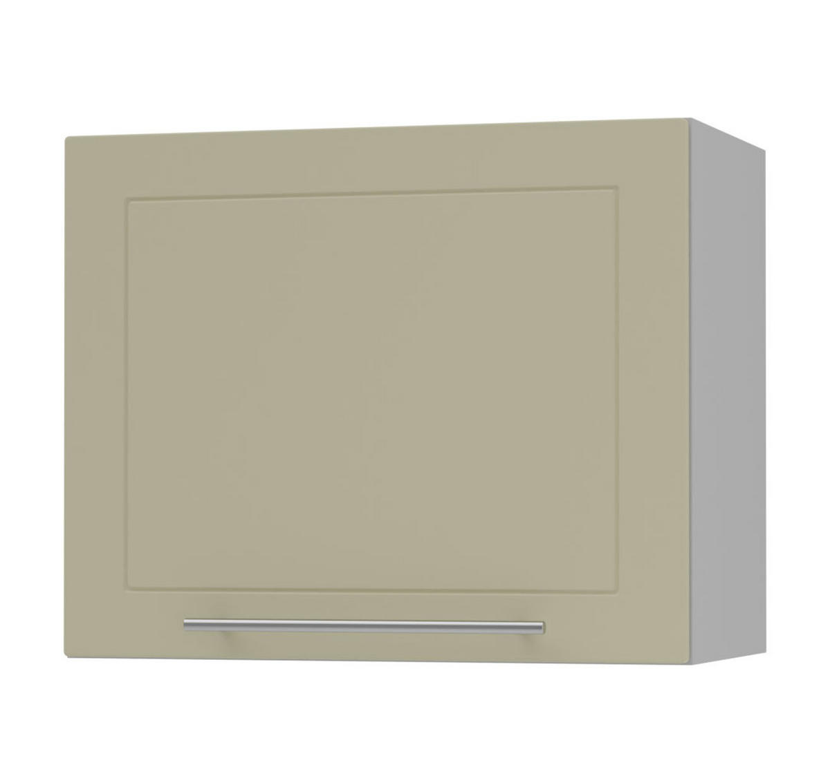 KLAPPHÄNGESCHRANK Kvantum W8/60 Vanille Matt / Grau Matt 60 / 32,5 / 50cm - Creme/Grau, Holz/Holzwerkstoff (60/50/32.5cm) - Feldmann-Wohnen