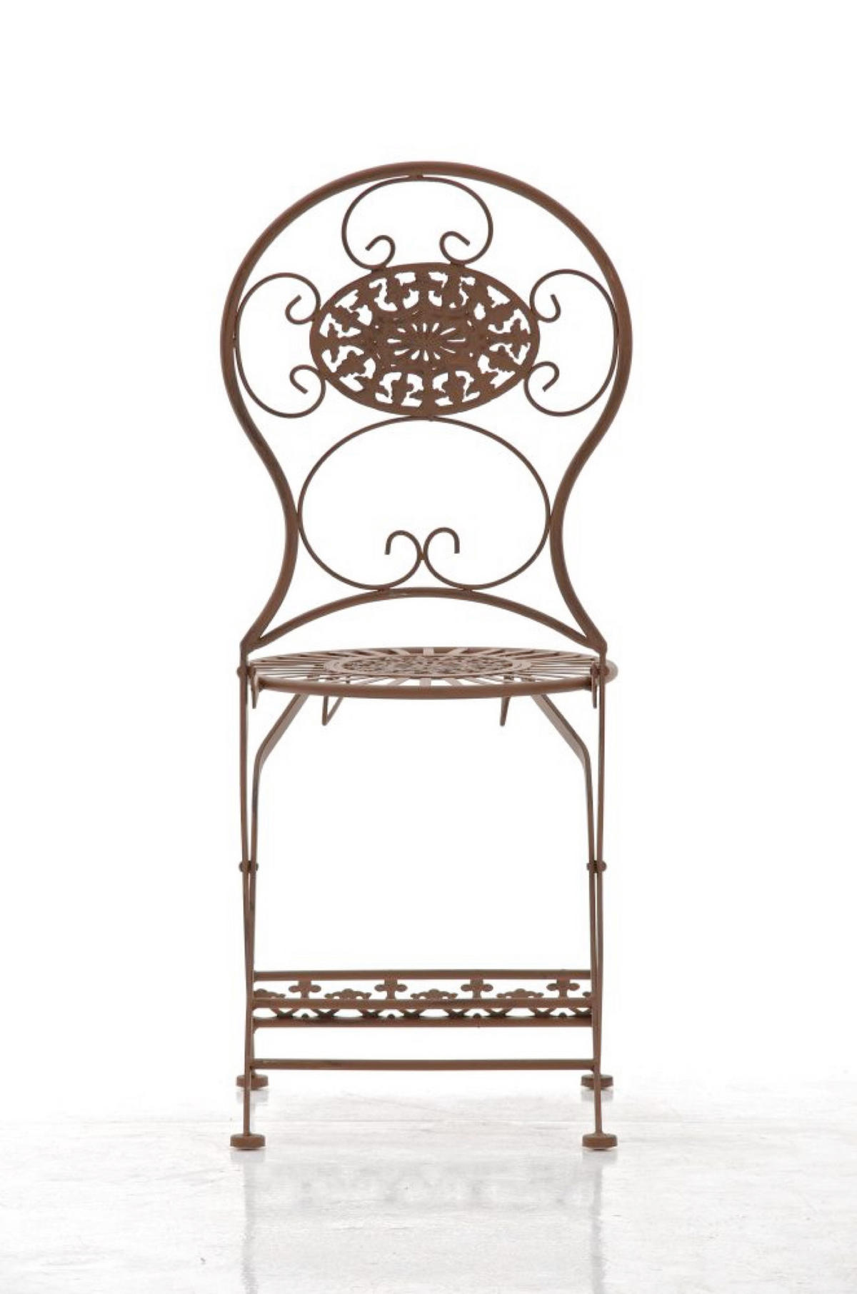 GARTENSTUHL Moni antik braun - Braun, Metall (43/50/91.5cm) - TPFGarden
