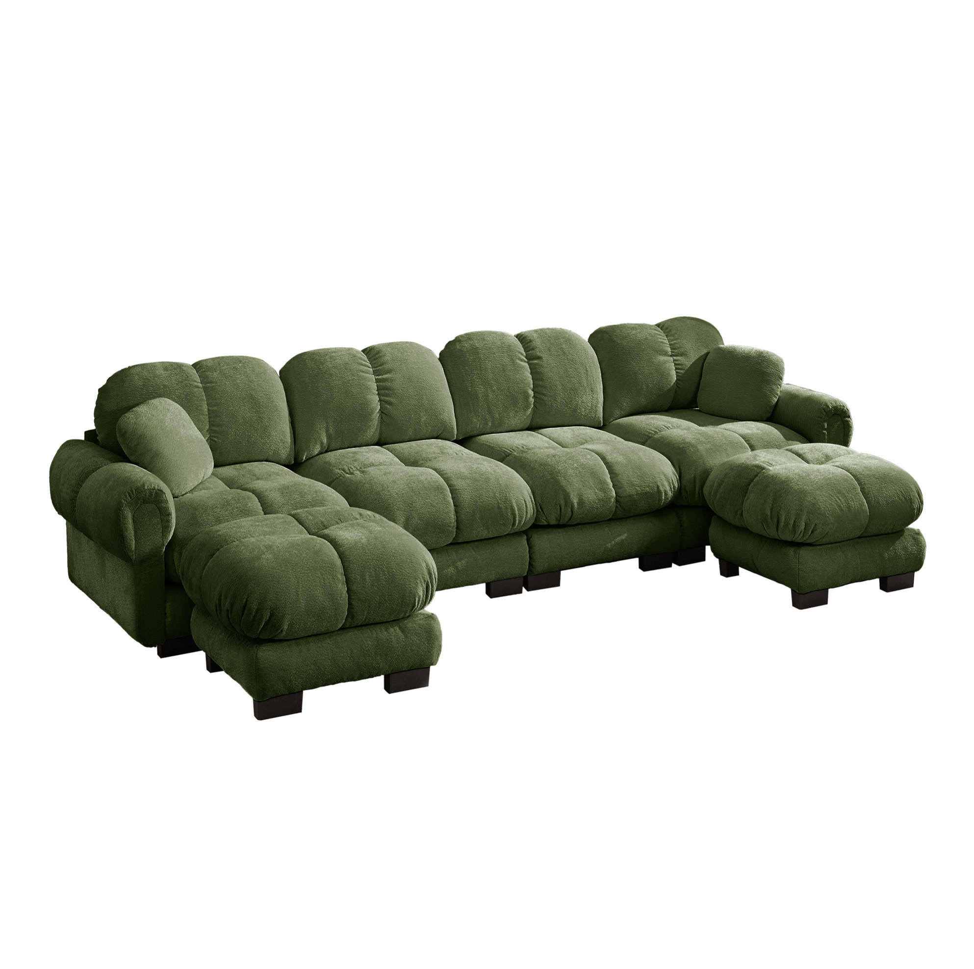 Meubliv Sofa Grün 149x90x330.1 cm