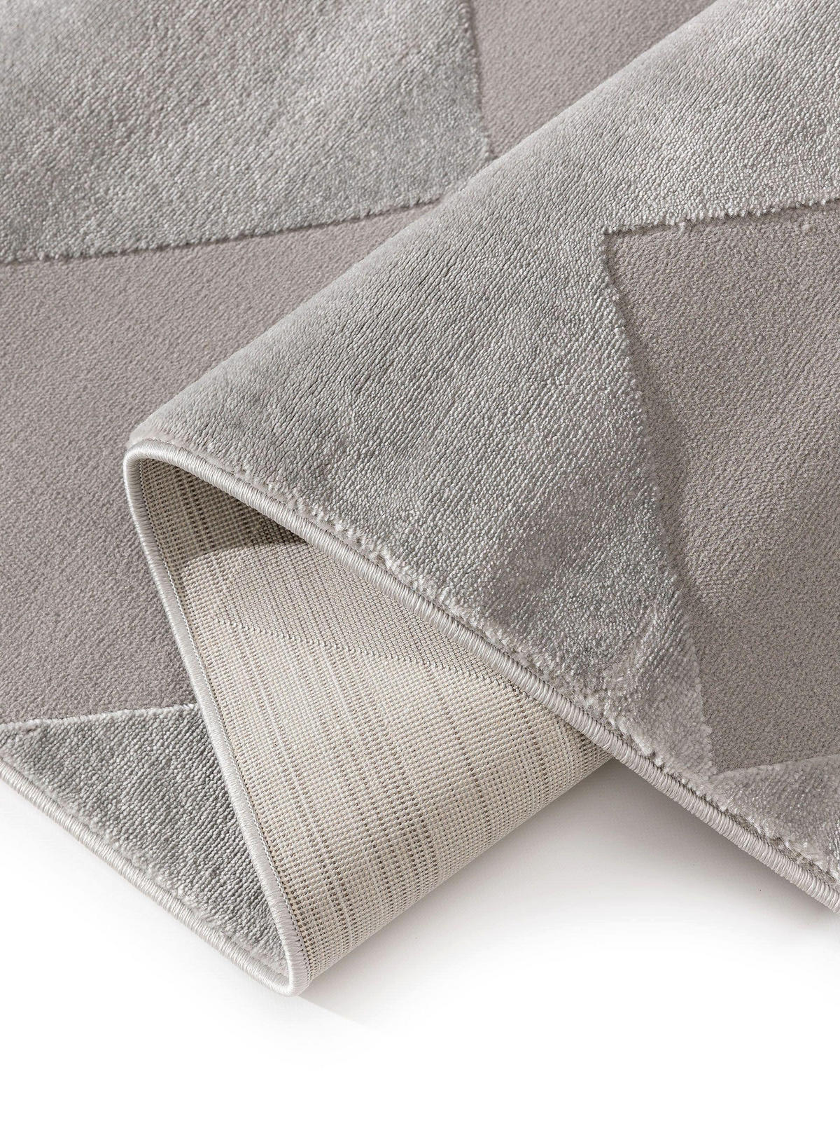 TEPPICH Claire Grau 200x300 cm - Grau, Kunststoff (200/300cm) - benuta