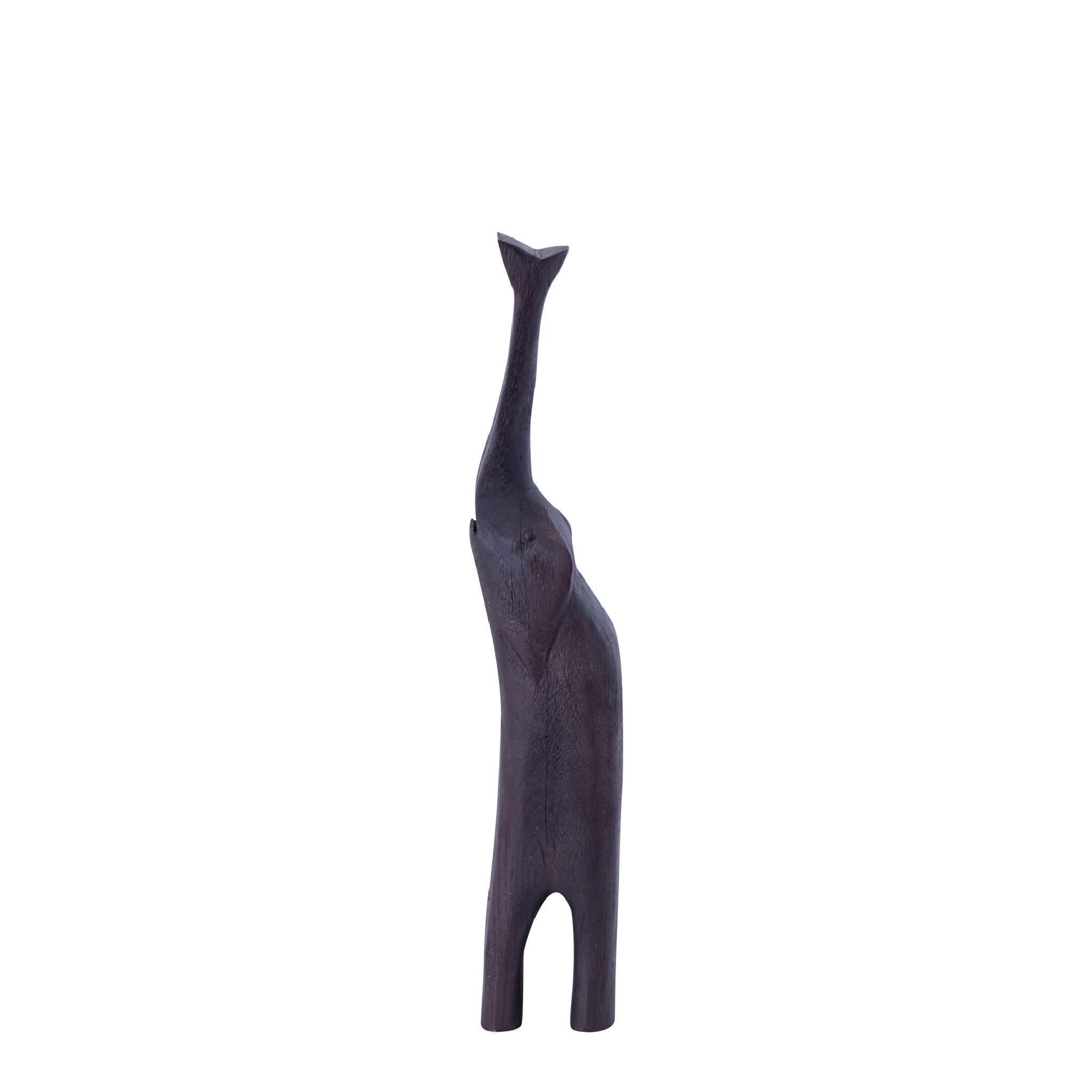 SKULPTUR Urte Braun 10/7/53cm - Braun, Holz (7/53/10cm) - PTMD Collection