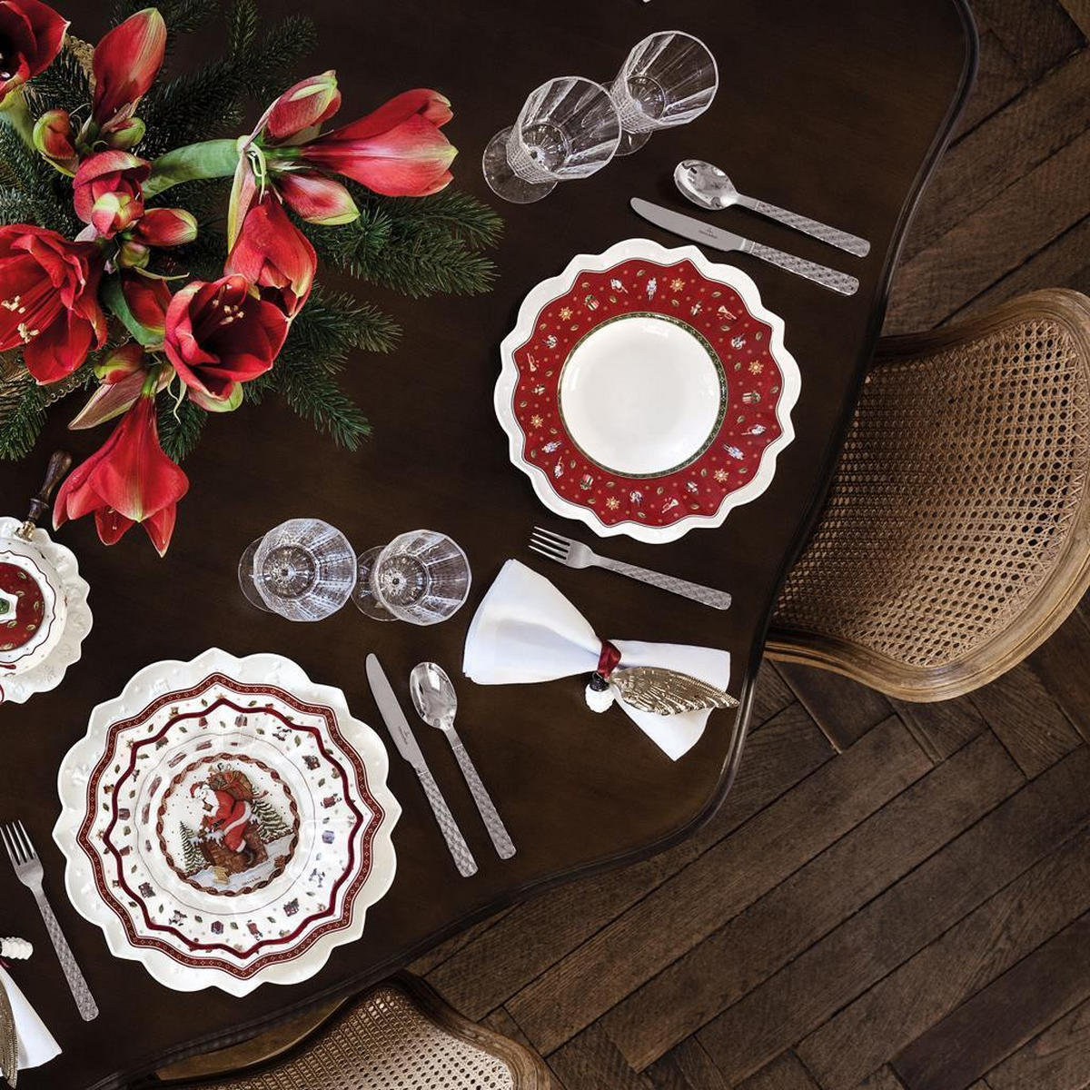 SUPPENTELLER Toy's Delight rot ø 26,4 cm 6er Set - Rot, Keramik (26.4cm) - Villeroy & Boch