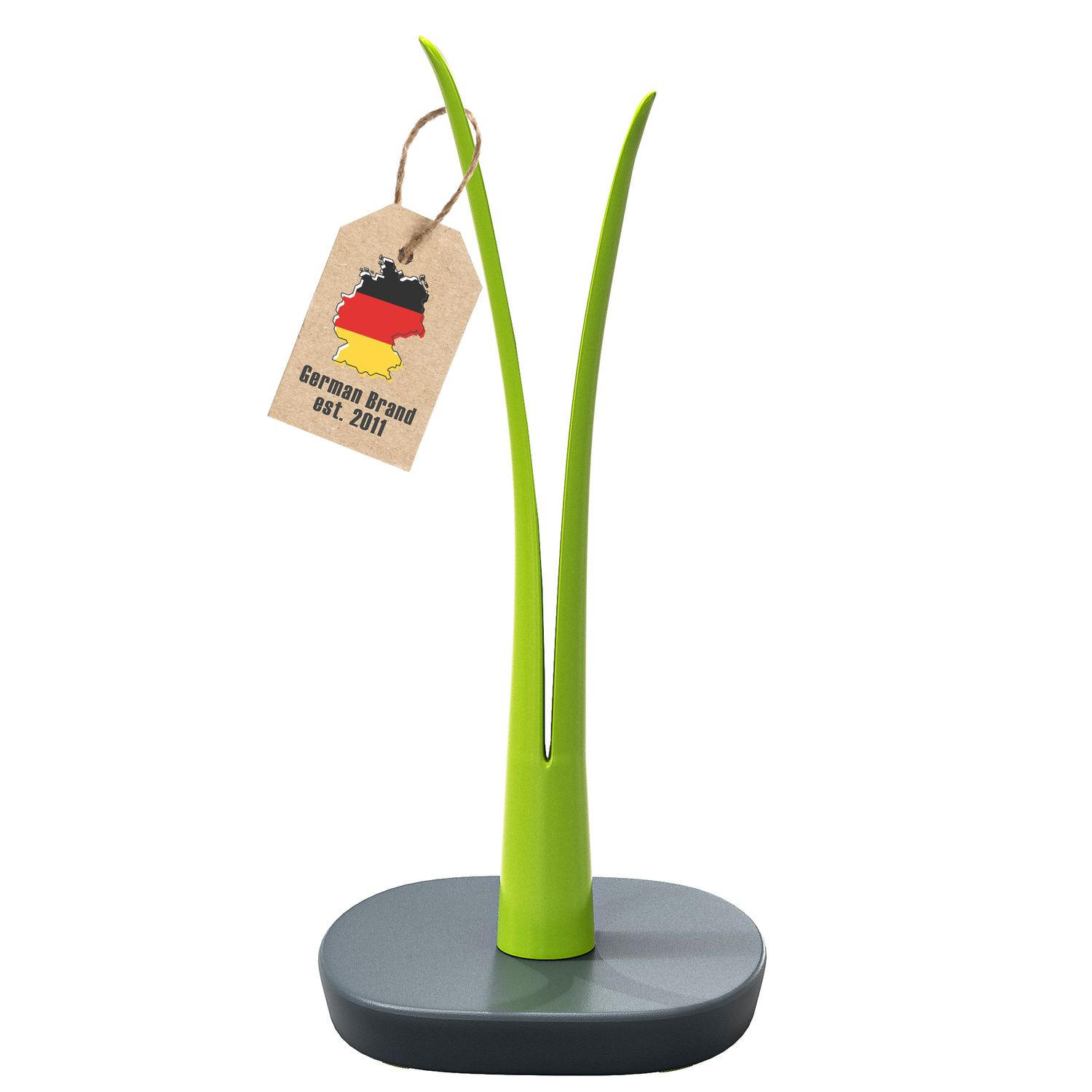 Intirilife Kuchenrollenhalter Grün 26x32.5x16 cm
