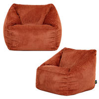 SITZSACK Flauschig für Kinder 2-tlg. - Terracotta, Textil (55/44/55cm) - icon