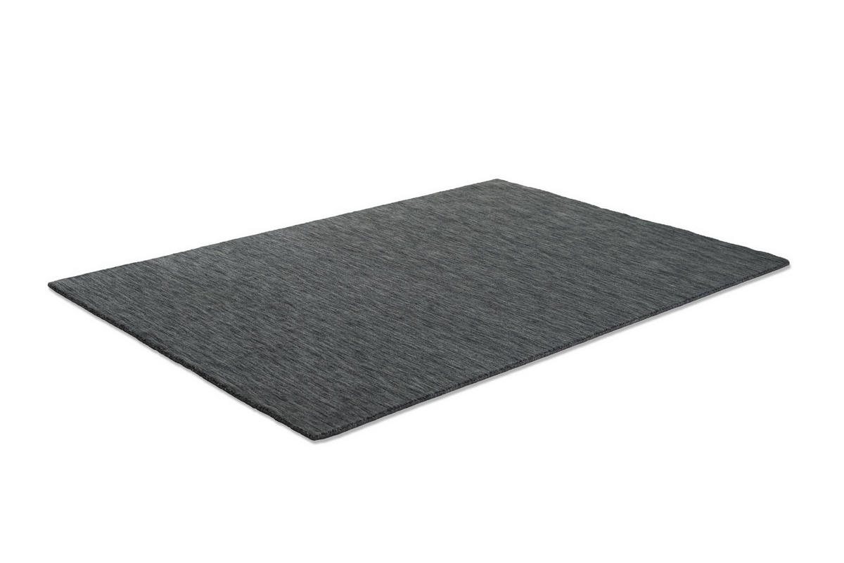 WEBTEPPICH Luxus Designerteppich 40x60 cm - Dunkelgrau, Textil (40/60cm) - Rug and Roll
