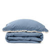 BETTWÄSCHE Moises blau 160/200 cm - Blau, Textil (160/200cm) - Homla