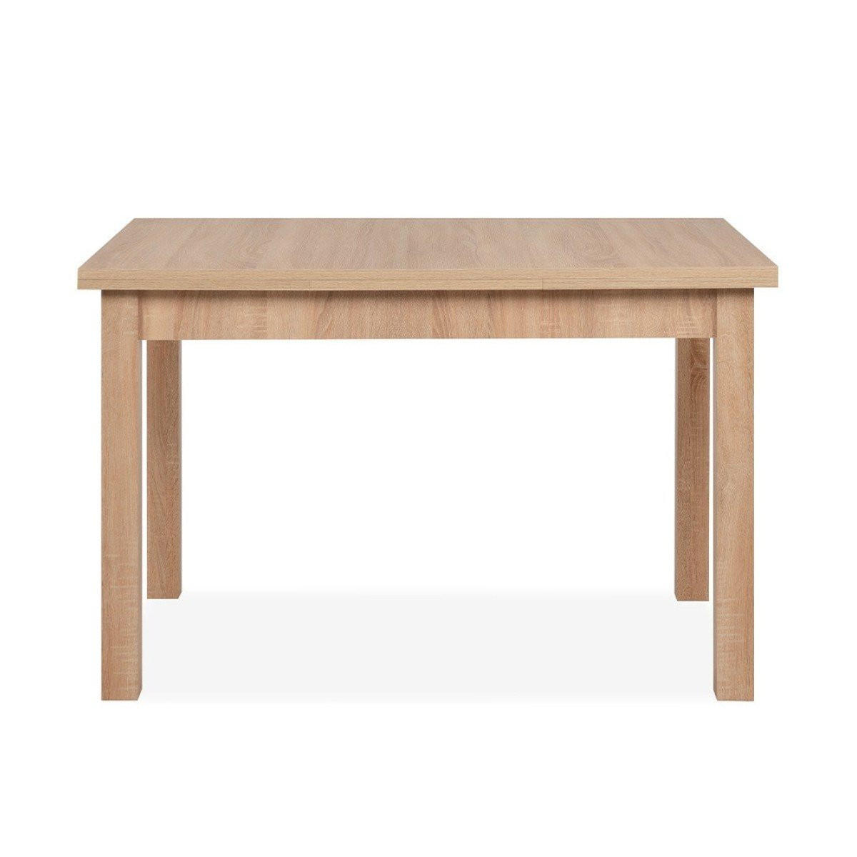 ESSTISCH ausziehbarer eichenoptik longford 120/80/76 cm - Apfelbaumfarben, Holzwerkstoff (120/80/76cm) - Calicosy