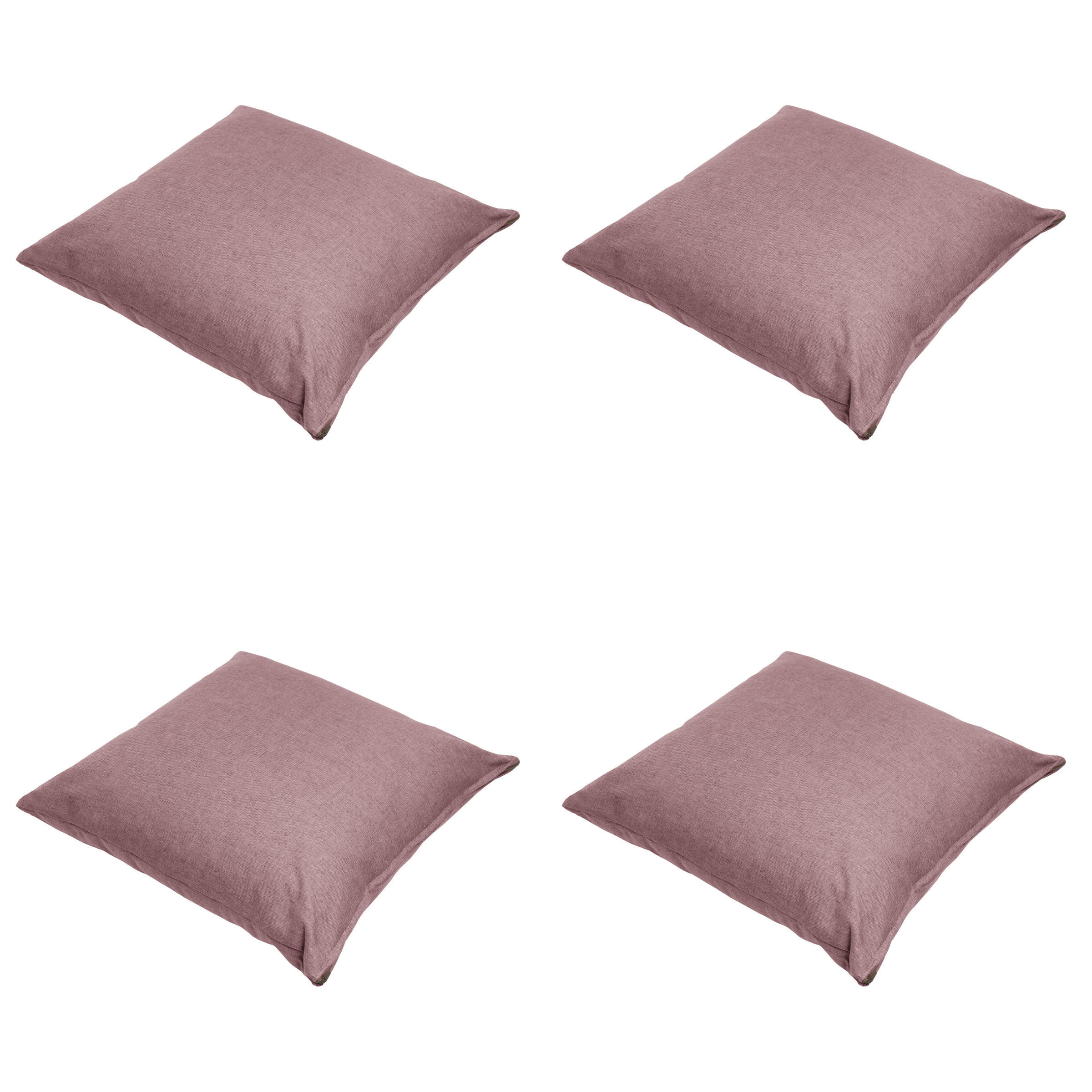 DEKORATIONSKISSEN Best deal - Rosa - 60/60/10 cm - 4er-Set - Pink, Textil (60/60cm) - Madison