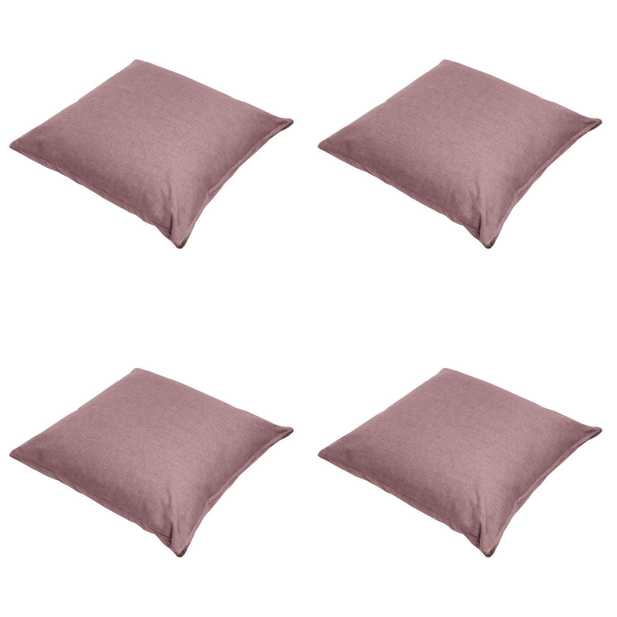 DEKORATIONSKISSEN Best deal - Rosa - 60/60/10 cm - 4er-Set - Pink, Textil (60/60cm) - Madison