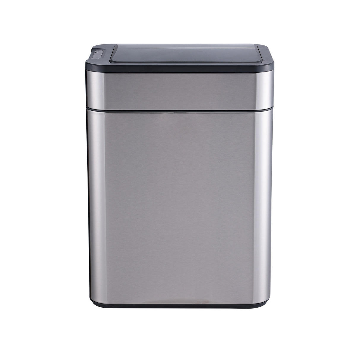 SENSORMÜLLEIMER SE50L Silber - Silberfarben, Metall (27/54.5/40cm) - SVITA