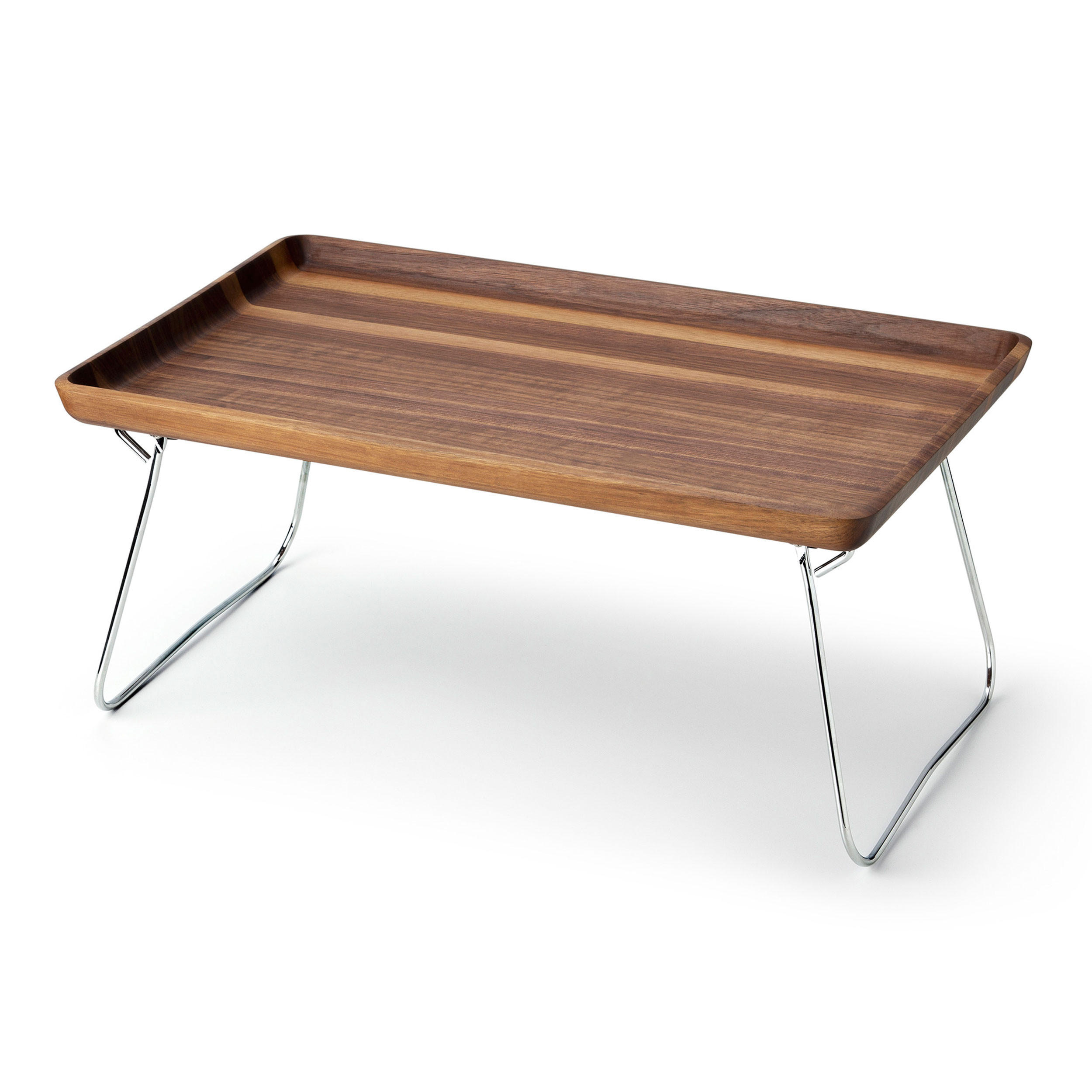 BETTTABLETT, Walnussholz, 53 x 32 cm - Walnussfarben, Holz (33/8/54cm) - Continenta