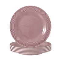 FRÜHSTÜCKSTELLER Beat Color Glaze Altrosa ø 23,3 cm 6er Set - Rosa, Keramik (23.3cm) - Seltmann Weiden