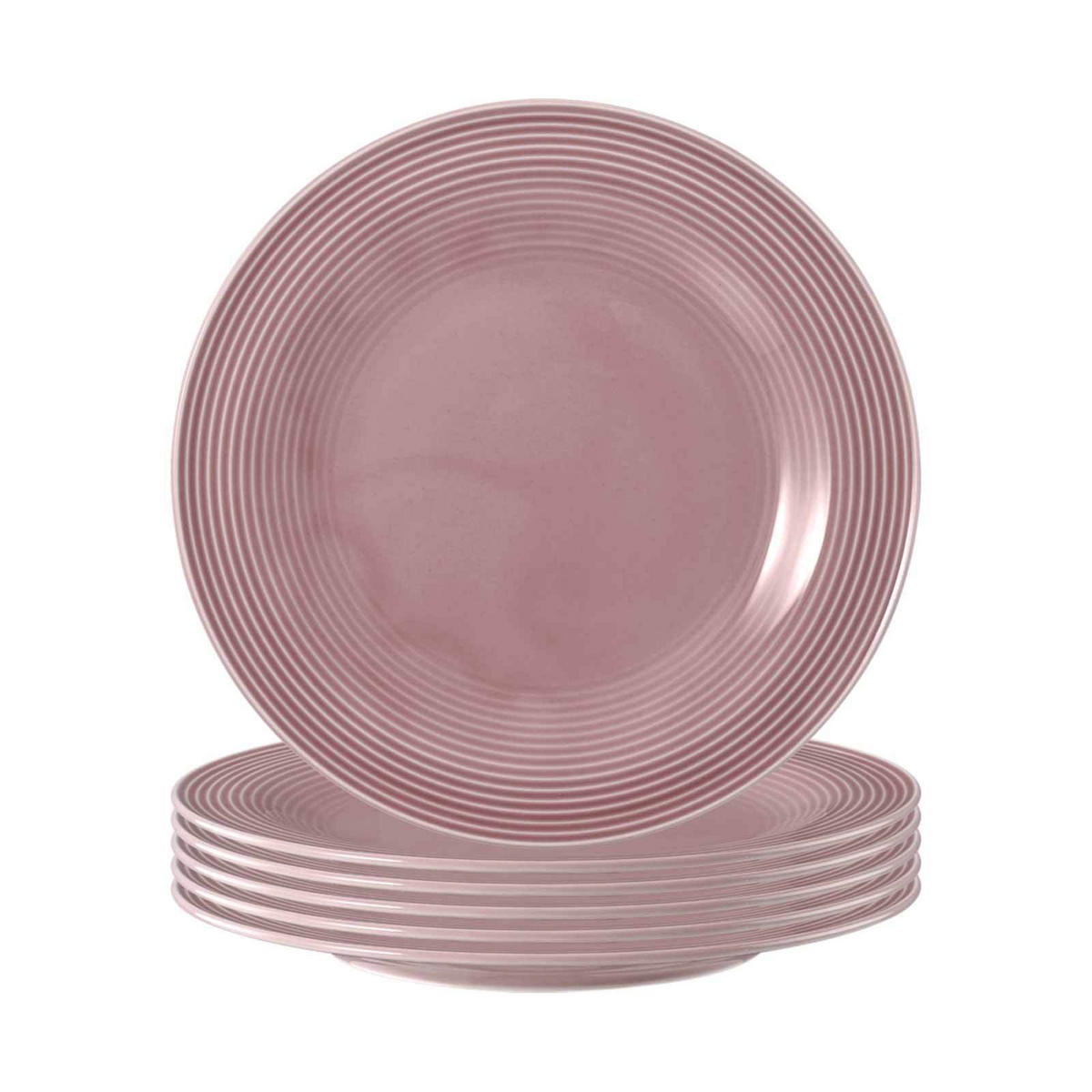 FRÜHSTÜCKSTELLER Beat Color Glaze Altrosa ø 23,3 cm 6er Set - Rosa, Keramik (23.3cm) - Seltmann Weiden