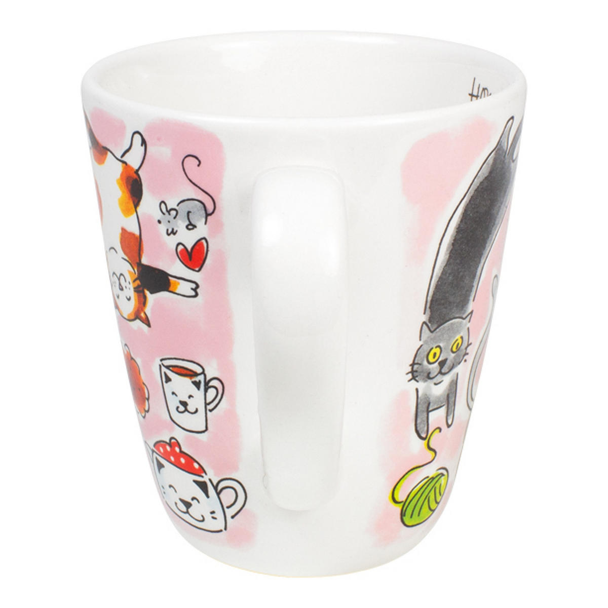 BECHER Katzenliebhaber in Bunt - 350 ml - Multicolor, Keramik (0.35L) - Blond Amsterdam